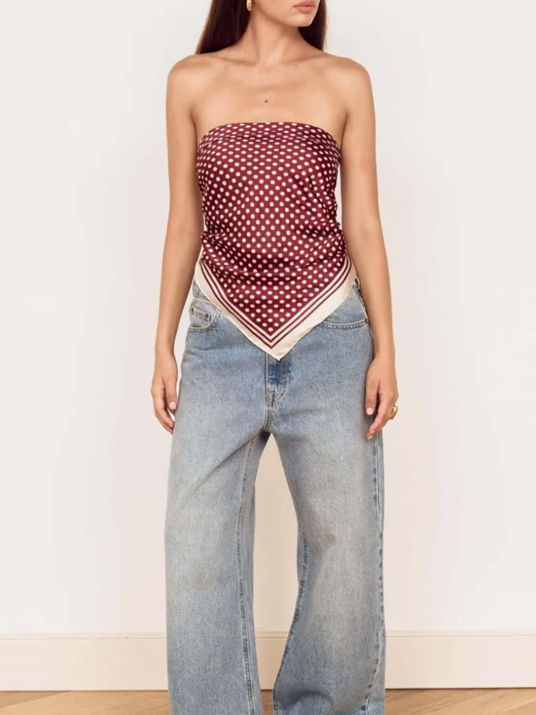 Mink Pink Polka Dot Scarf