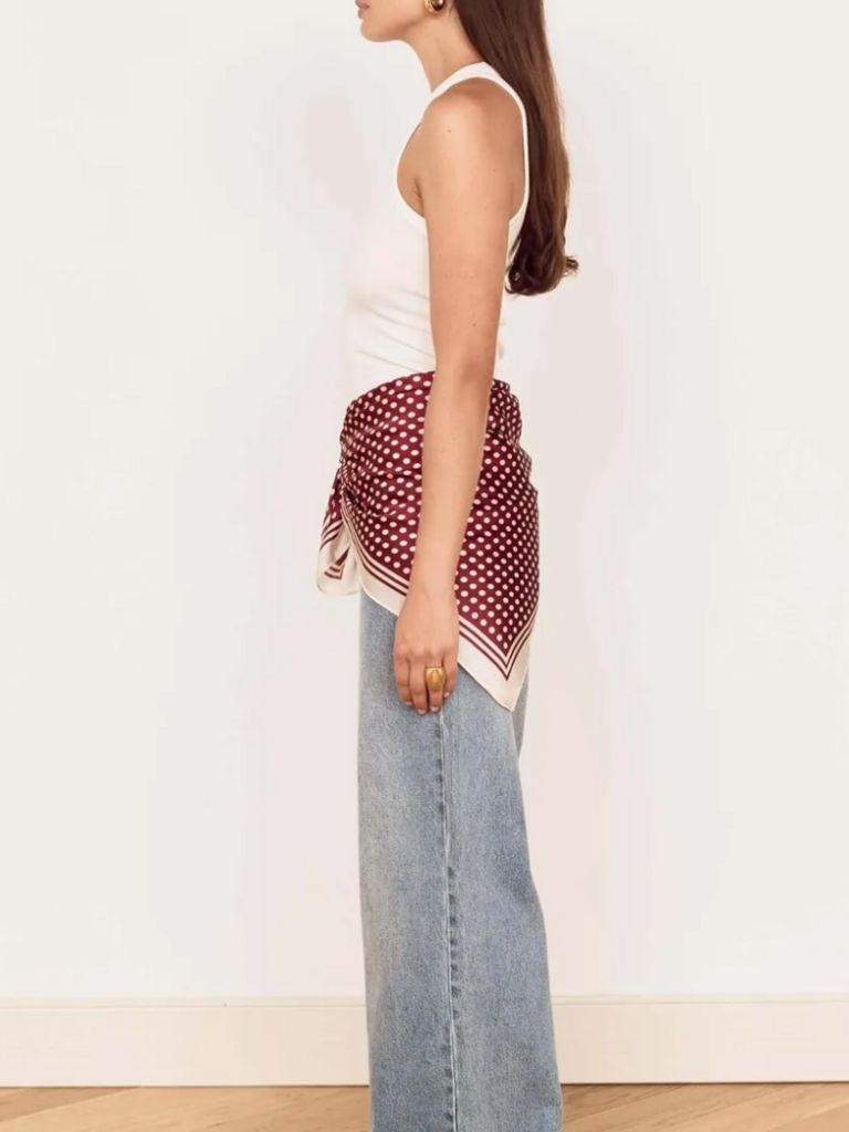 Mink Pink Polka Dot Scarf