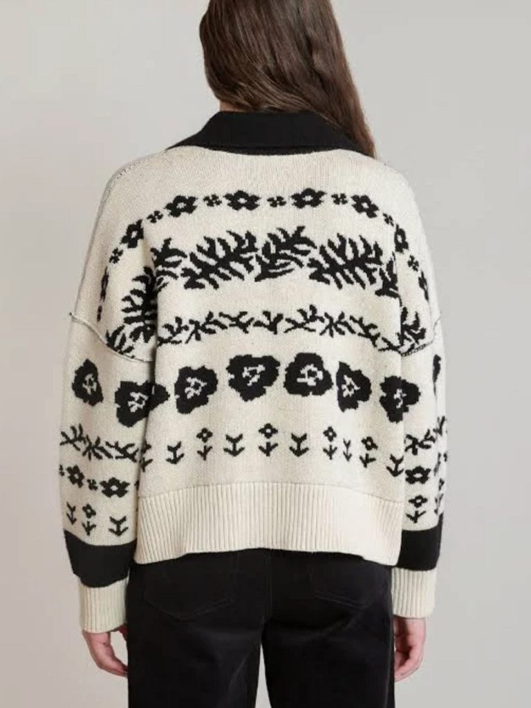 Dex Cream Black Cardi