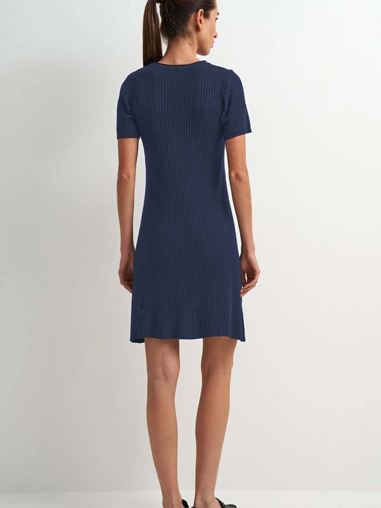 Astrid Navy Knit Mini
