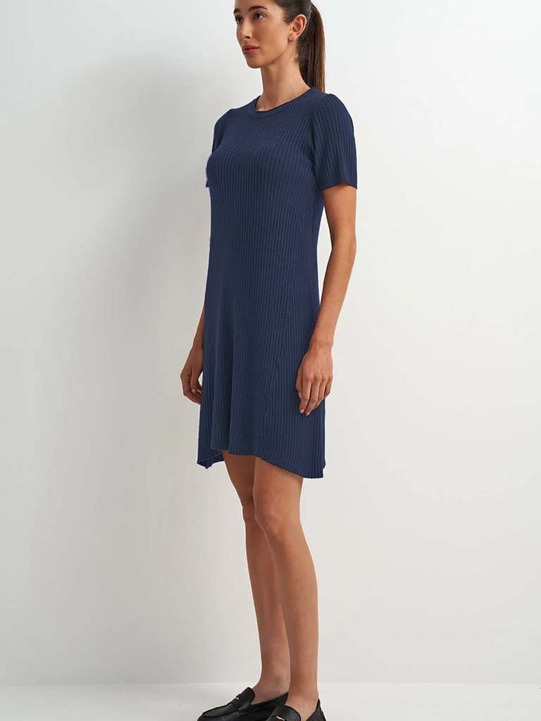 Astrid Navy Knit Mini