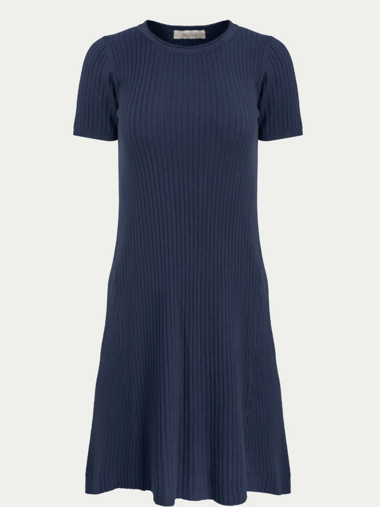 Astrid Navy Knit Mini