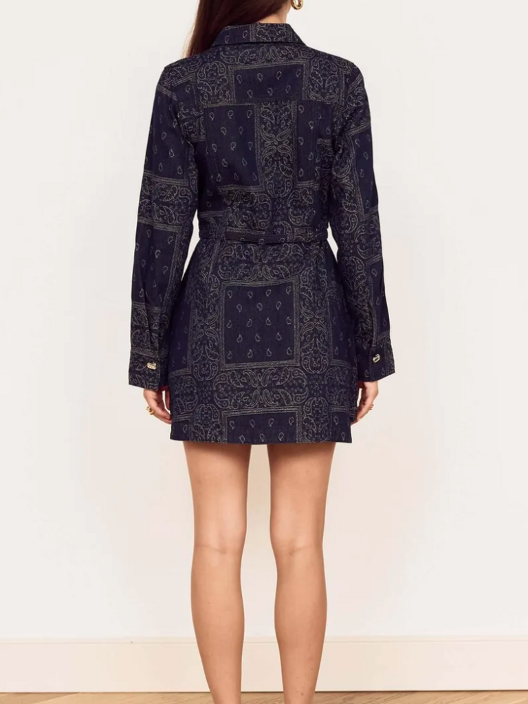Mink Pink Dolly Denim Coat Dress