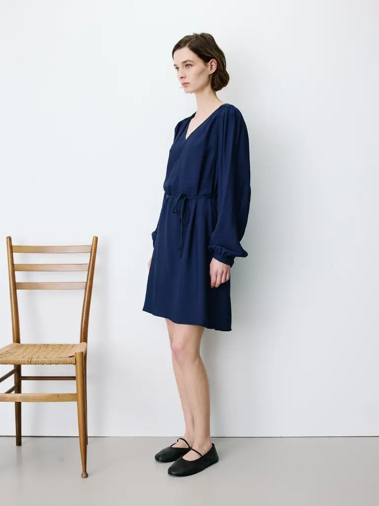 Grace & Mila Navy Simple Flow Dress
