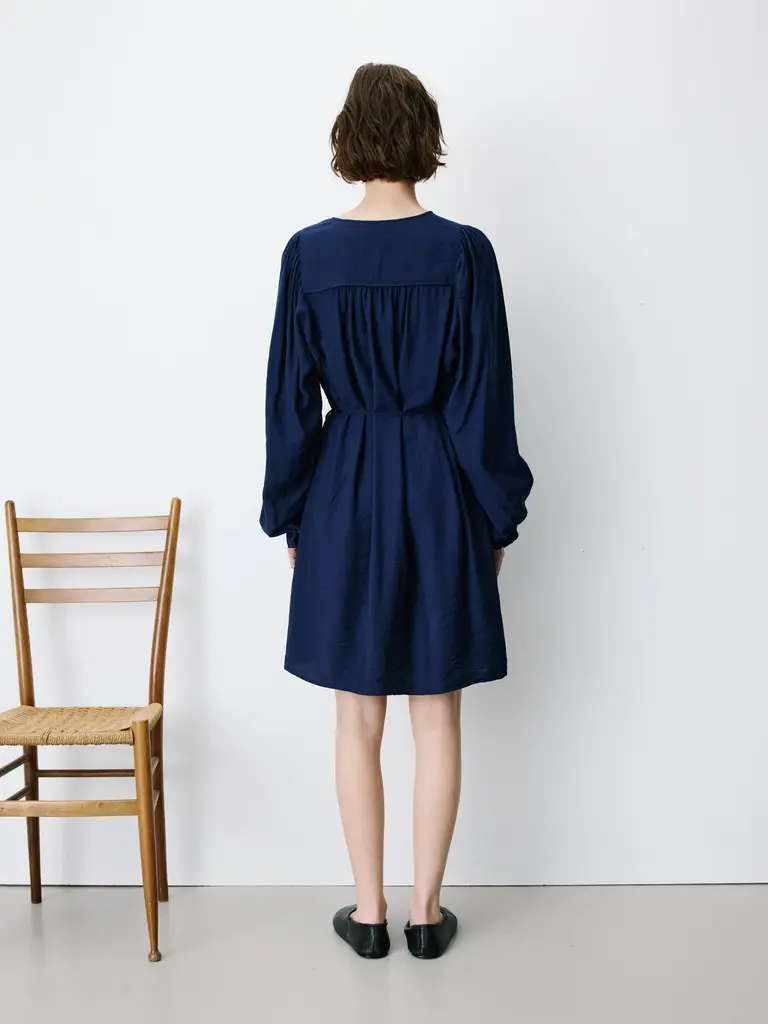 Grace & Mila Navy Simple Flow Dress