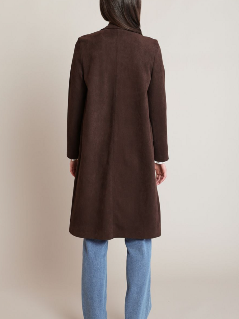 Black Tape Chocolate Trench Coat