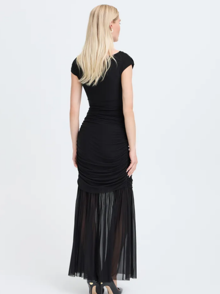 B. Young Sheer Bottom Mesh Midi
