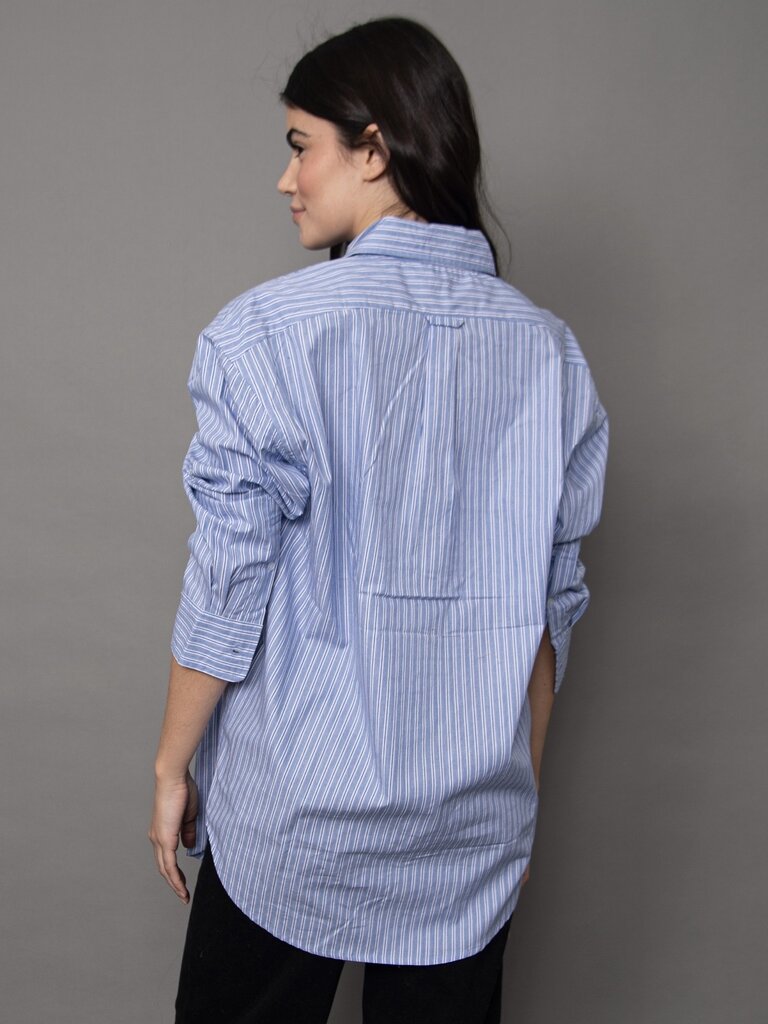 RD Style Blue Button Shirt