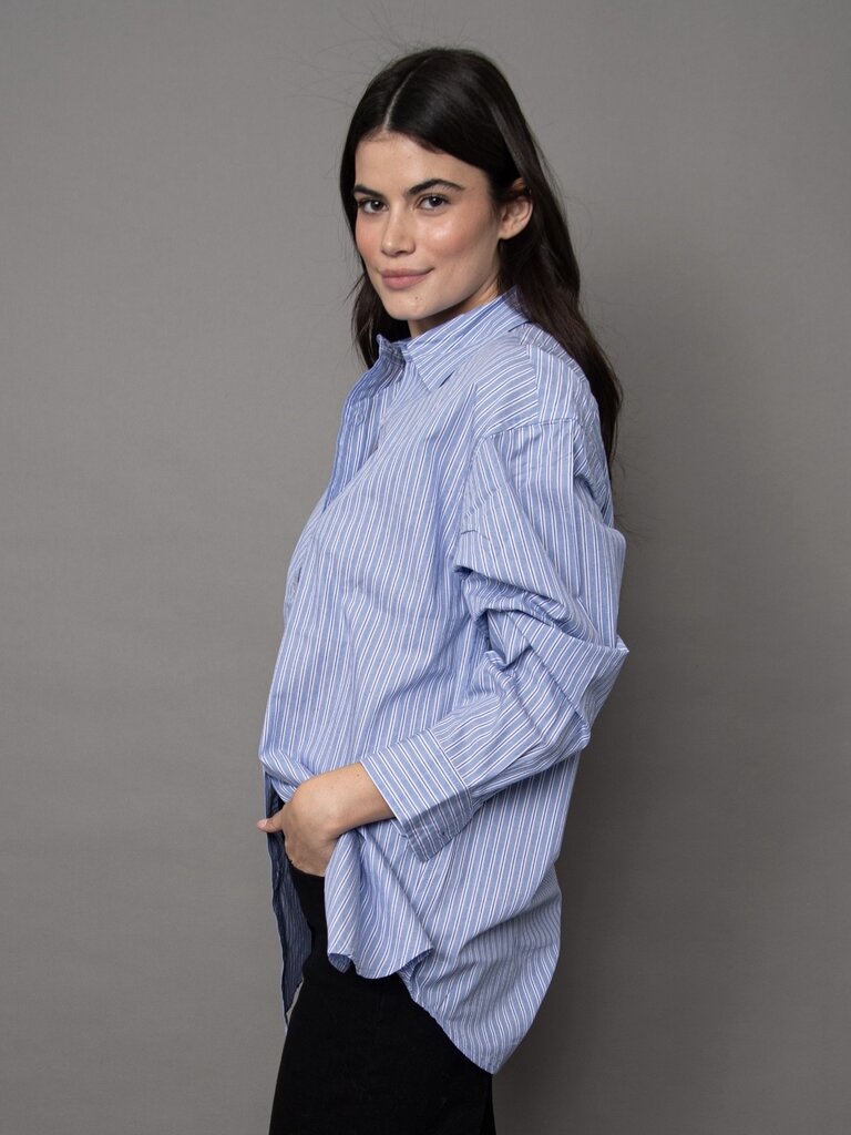 RD Style Blue Button Shirt