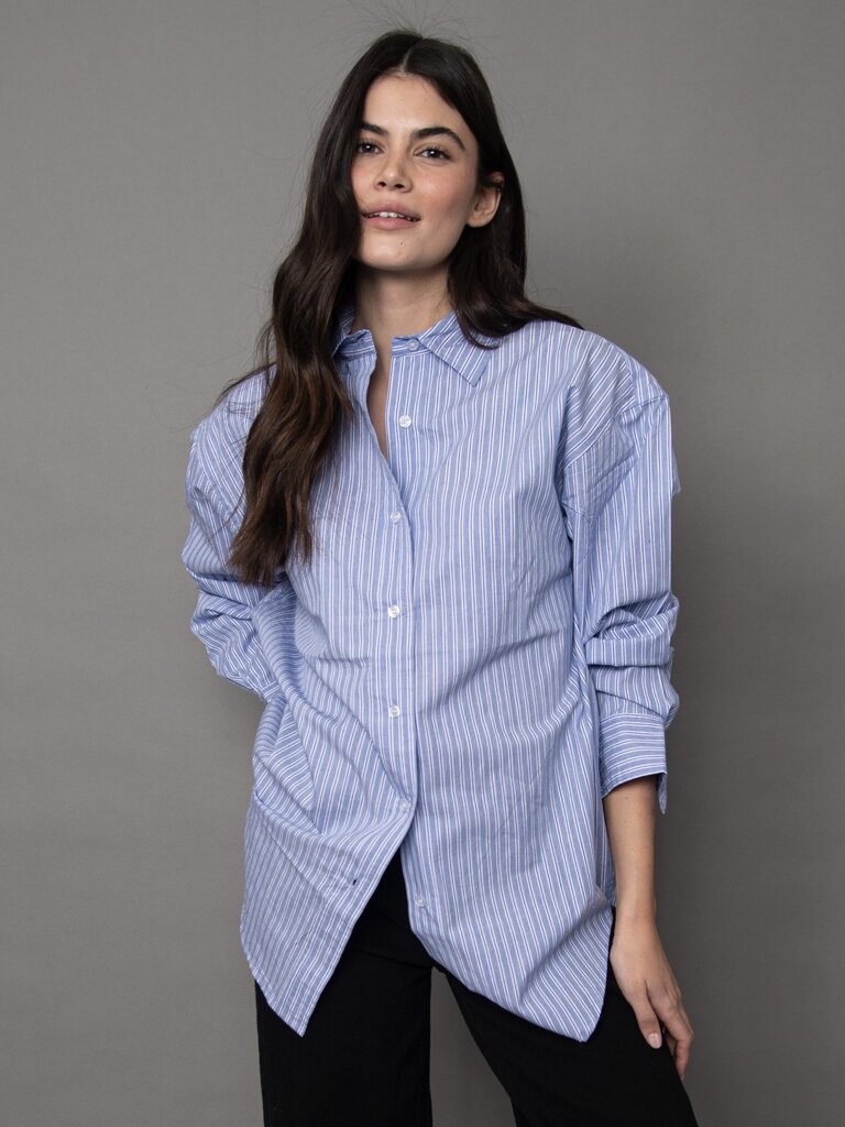 RD Style Blue Button Shirt