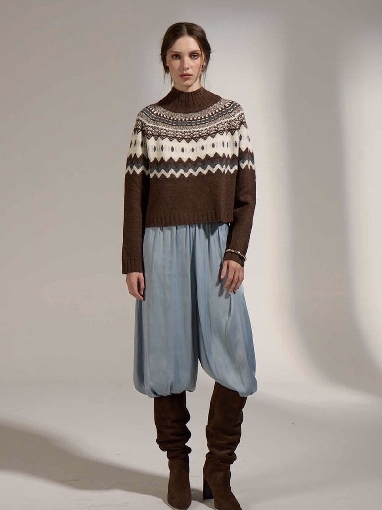 Deluc Brown Ski Knit