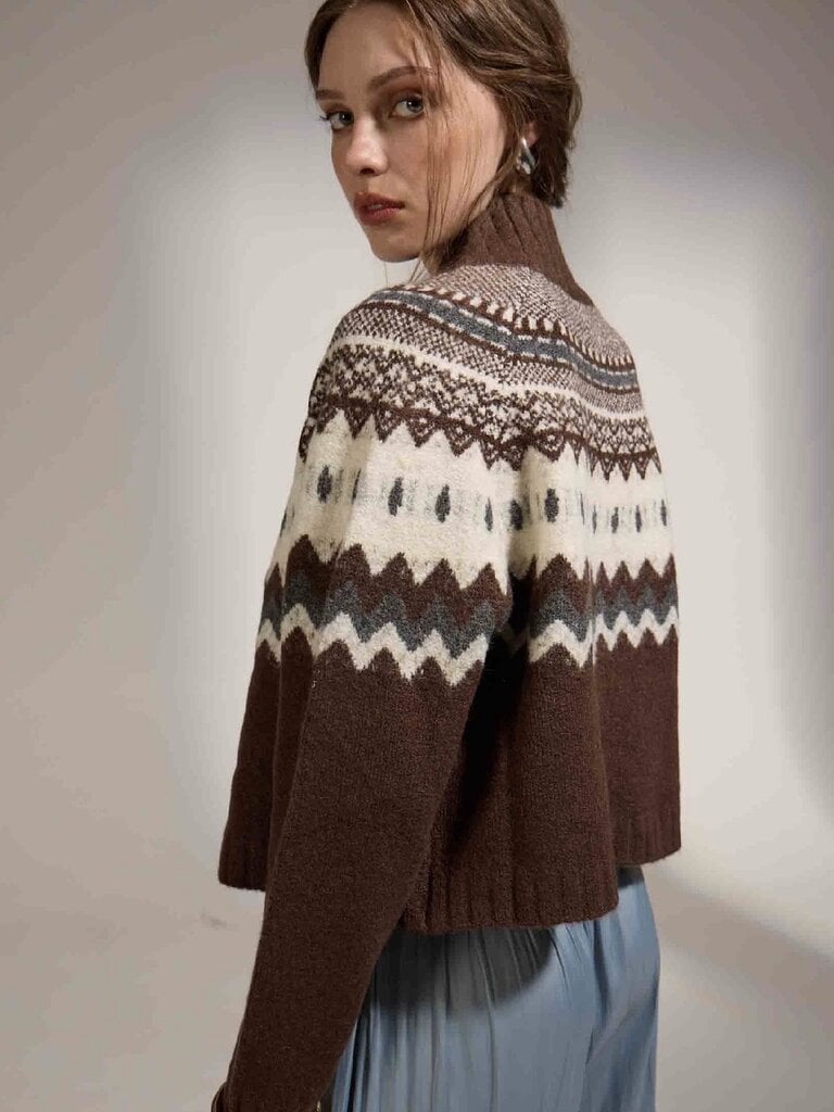 Deluc Brown Ski Knit