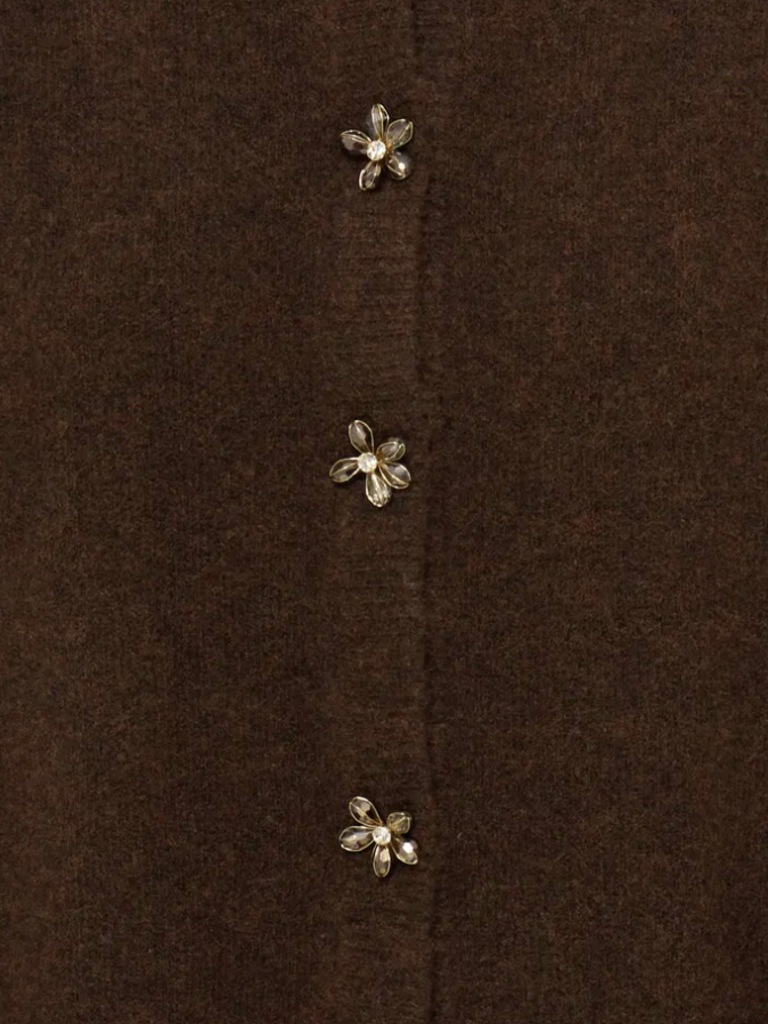 B. Young Floral Button Cardi