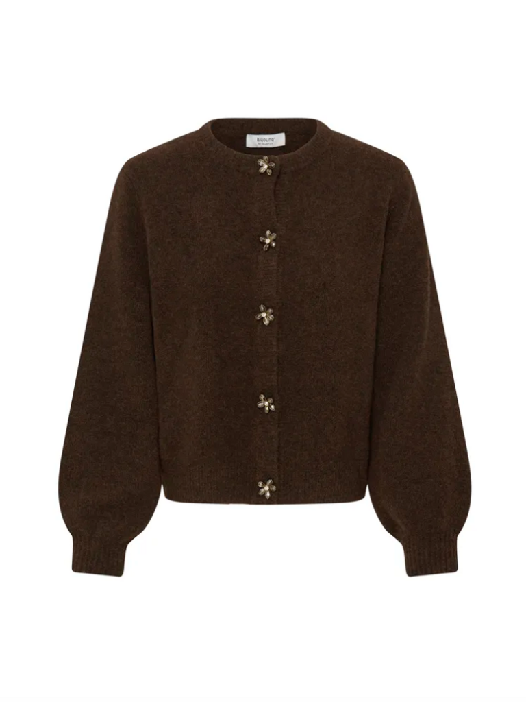 B. Young Floral Button Cardi