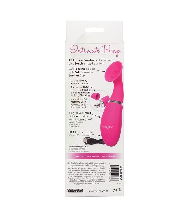 CalExotics Intimate Pump™ Rechargeable Climaxer Pump