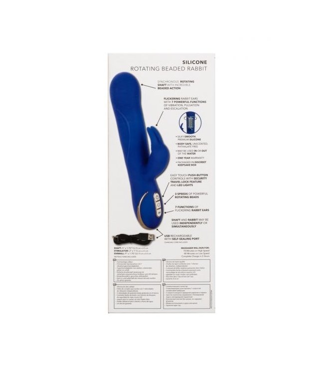 CalExotics Jack Rabbit® Signature Silicone Rotating Beaded Rabbit