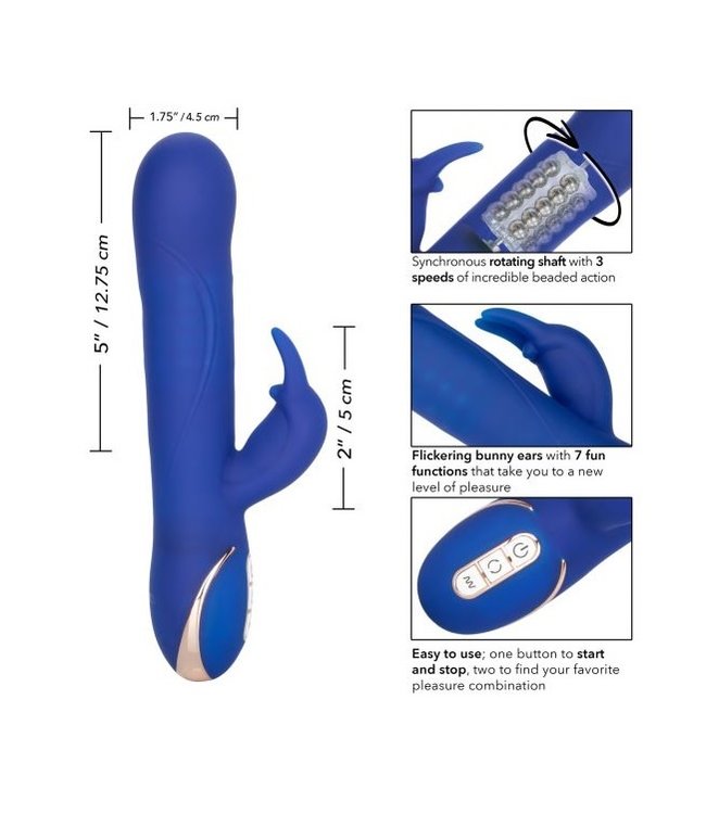 CalExotics Jack Rabbit® Signature Silicone Rotating Beaded Rabbit