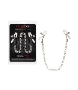 CalExotics Nipple Play® Crystal Chain Nipple Clamps
