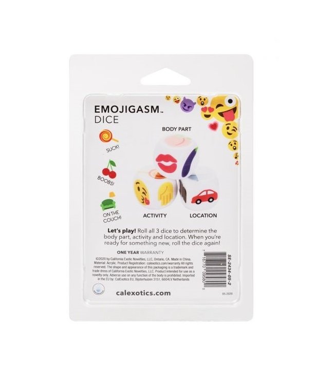CalExotics Emojigasm Dice