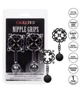 CalExotics Nipple Grips Power Grip 4-Point Weighted Nipple Press