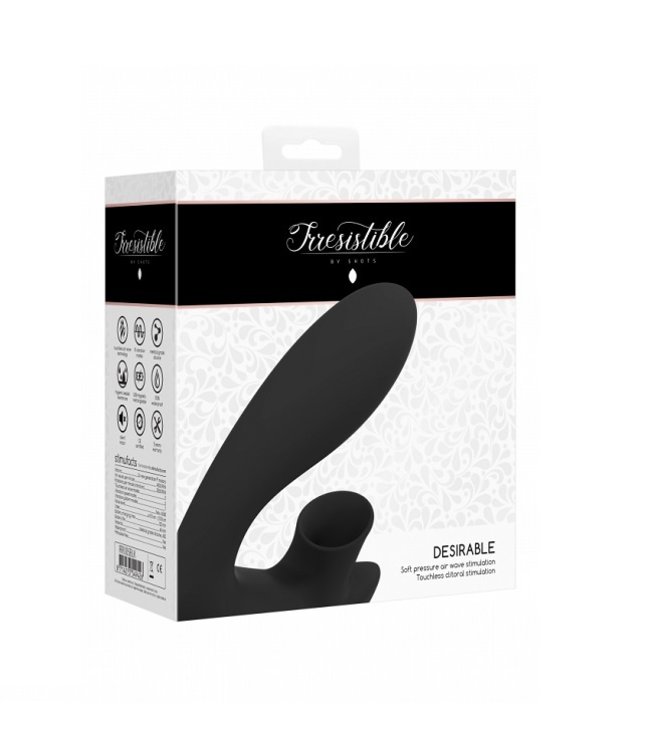 Shots America Irresistible Desirable Bendable Air Pulse Vibrator