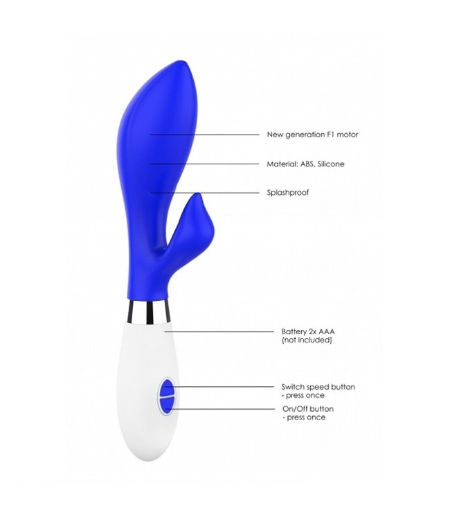 Shots America Luminous Achelois - Clitoris and G-Spot Vibrator