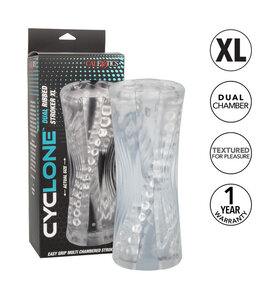 CalExotics Cyclone™ Dual Ribbed Stroker XL