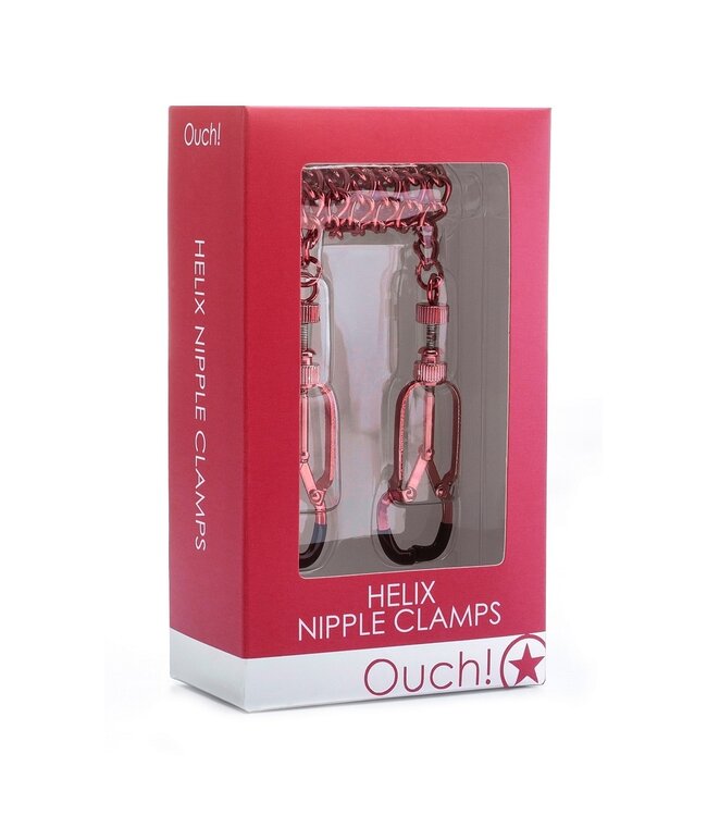 Shots America Ouch! Helix Nipple Clamps