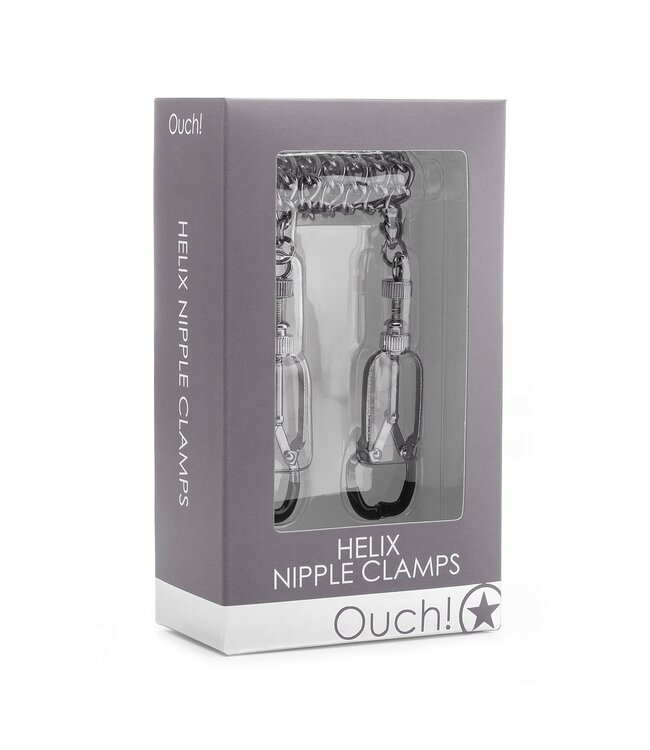 Shots America Ouch! Helix Nipple Clamps