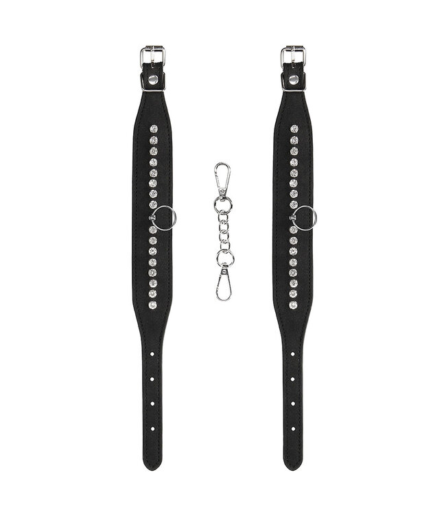 Shots America Ouch! Diamond Studded Ankle Cuffs