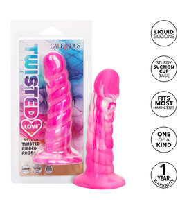 CalExotics Twisted Love™ Twisted Ribbed Probe