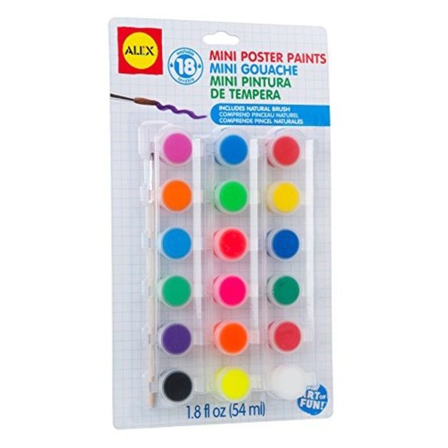 Alex Brands Mini Poster Paints 18 Colors Legacy Toys