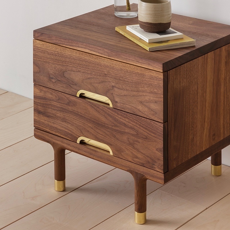 Caisson Side Table / Nightstand – Moss Design