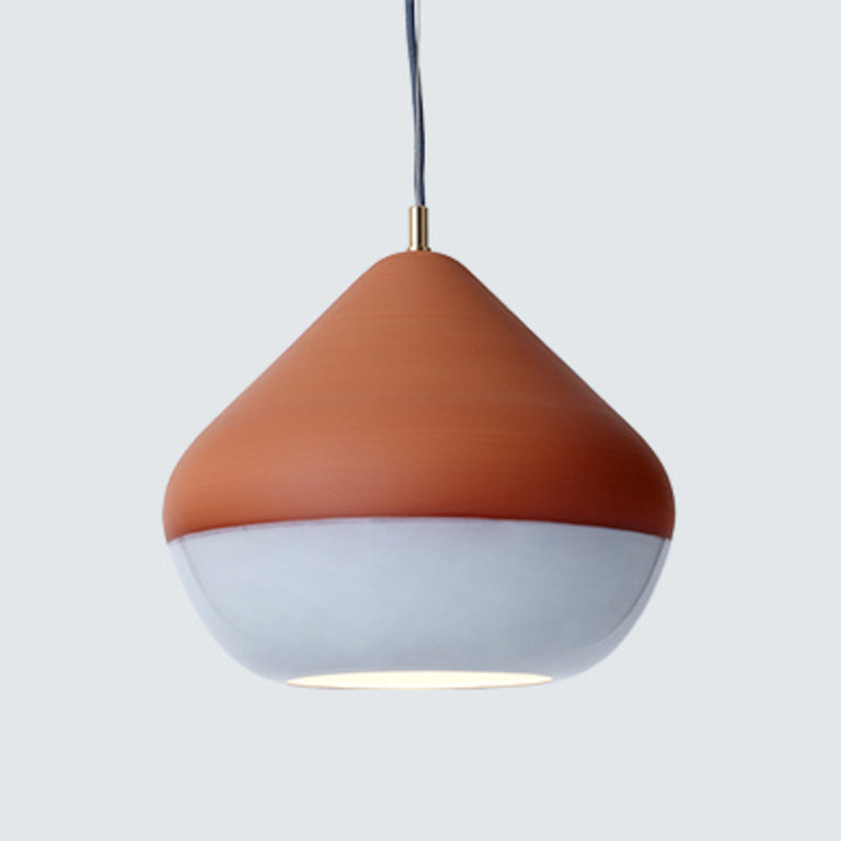 terracotta pendant lamp