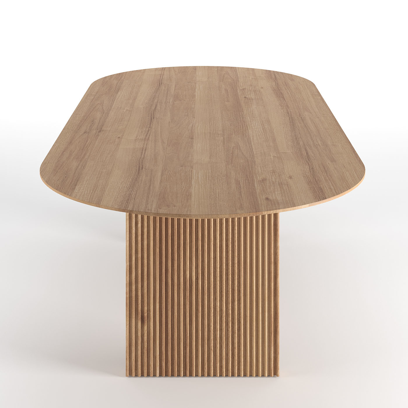 DK3 Ten Table Oval Solid Wood Furniture Modern Dining Table