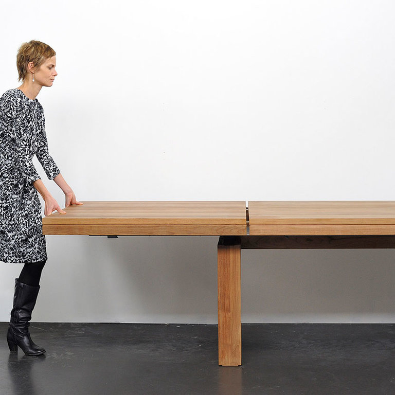 Ethnicraft Oak Double extendable dining table Prevalent Projects