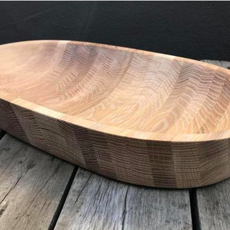 Large Oval Bowl - The Wooden Palate