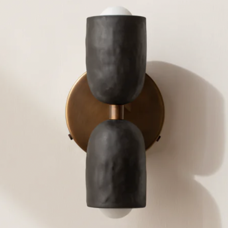 In Common With  Brass Up Down Sconce : Hardwire