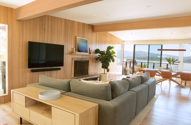 Warm Modern Living Room Ideas