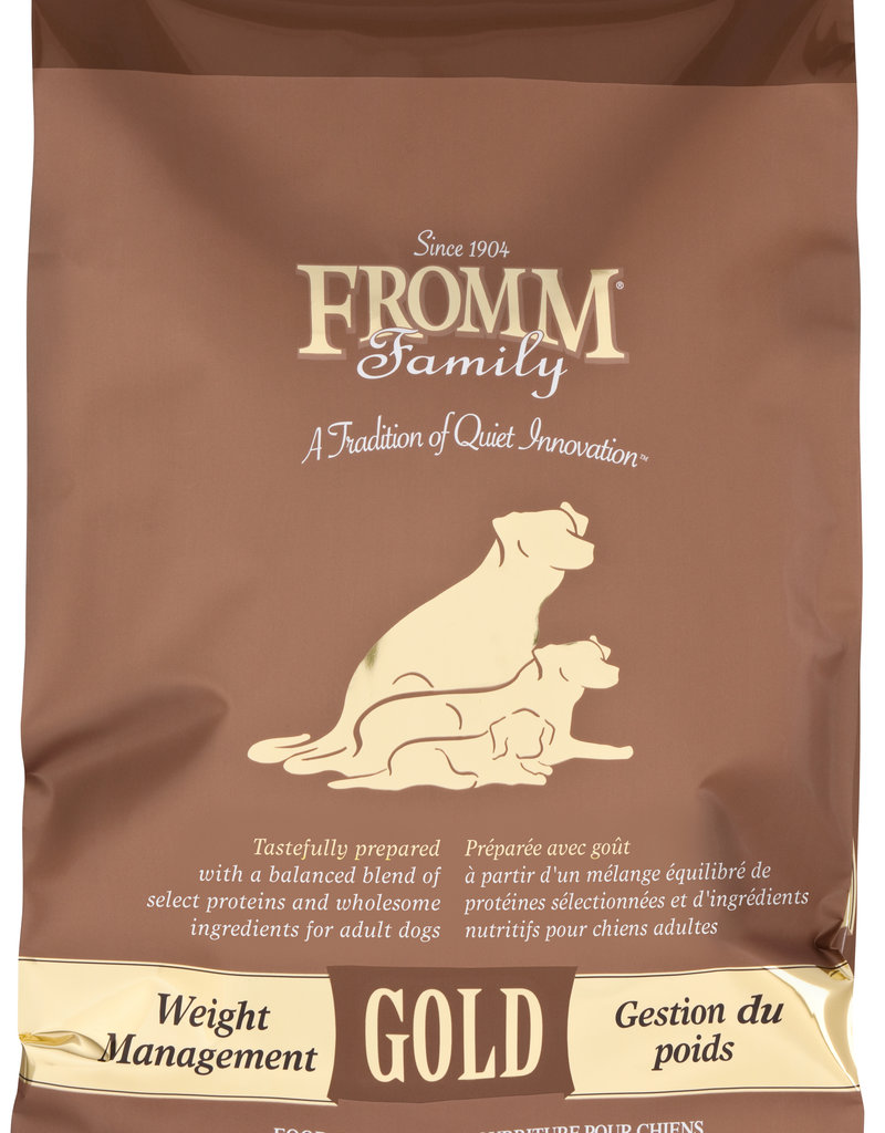 Fromm Gold Dog Foods Weight Management Pawtopia Your Pet's Nutritionist