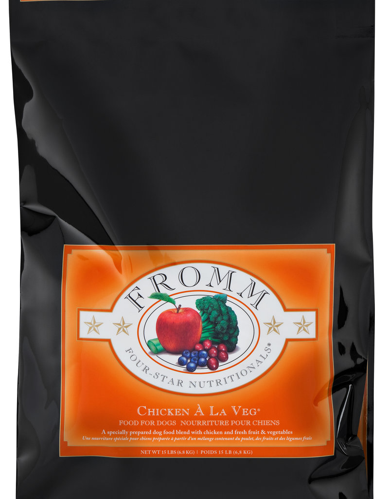 Fromm Four Star Dog Chicken A La Veg Pawtopia Your Pet's Nutritionist
