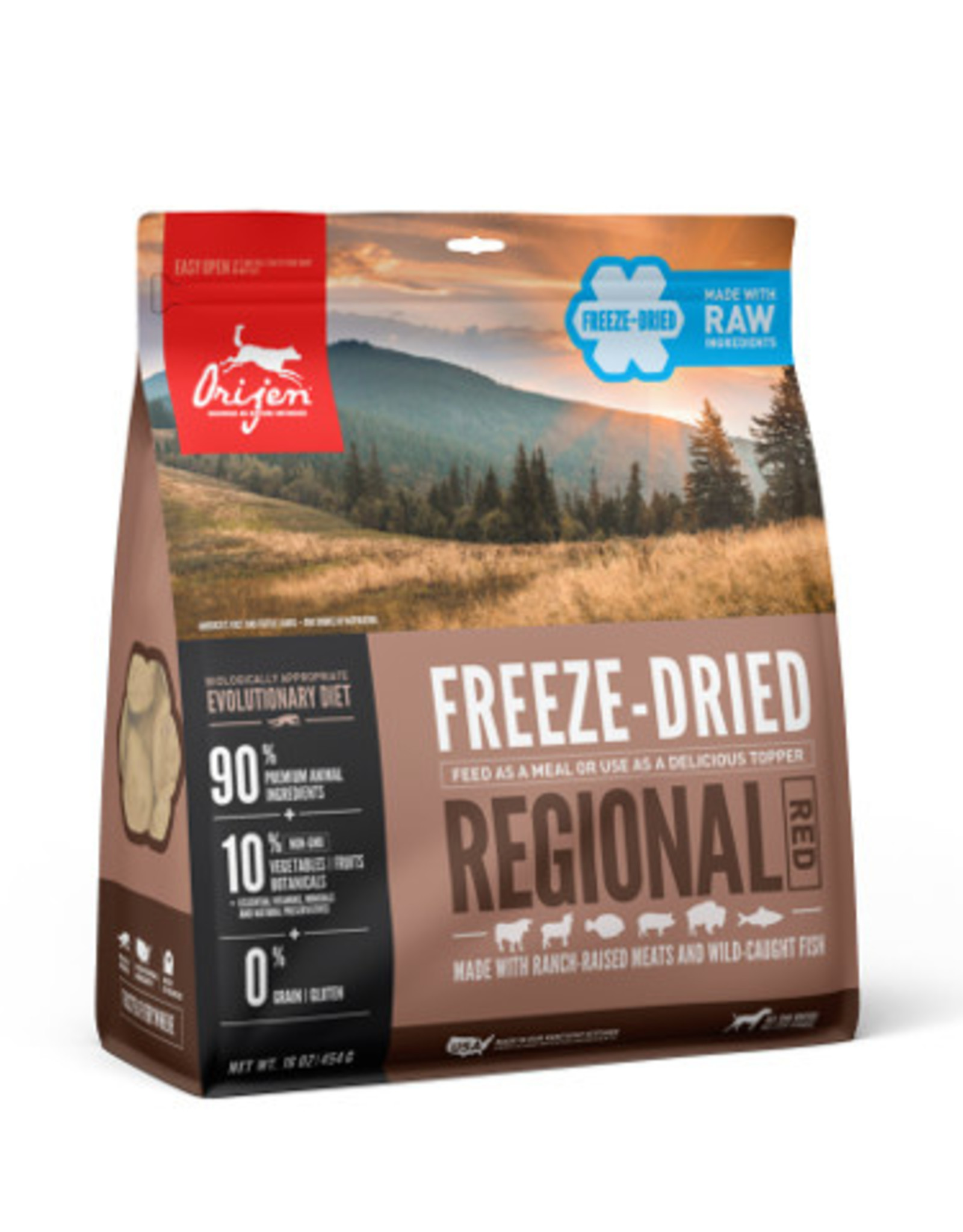 Orijen Dog Food Freeze Dried Regional Red - Pawtopia: Your Pet's