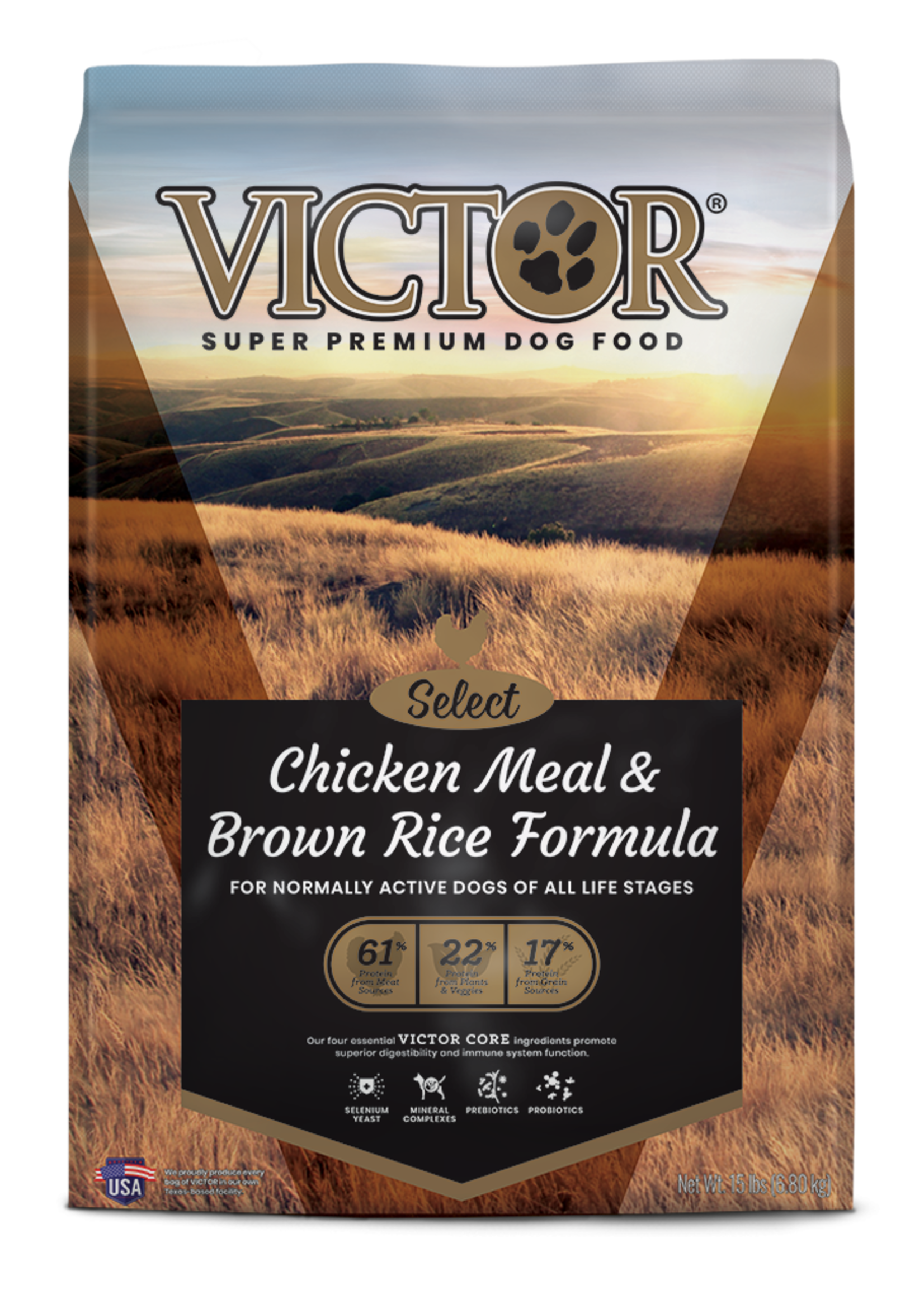 Victor Victor Dog Food Chicken Meal & Brown Rice