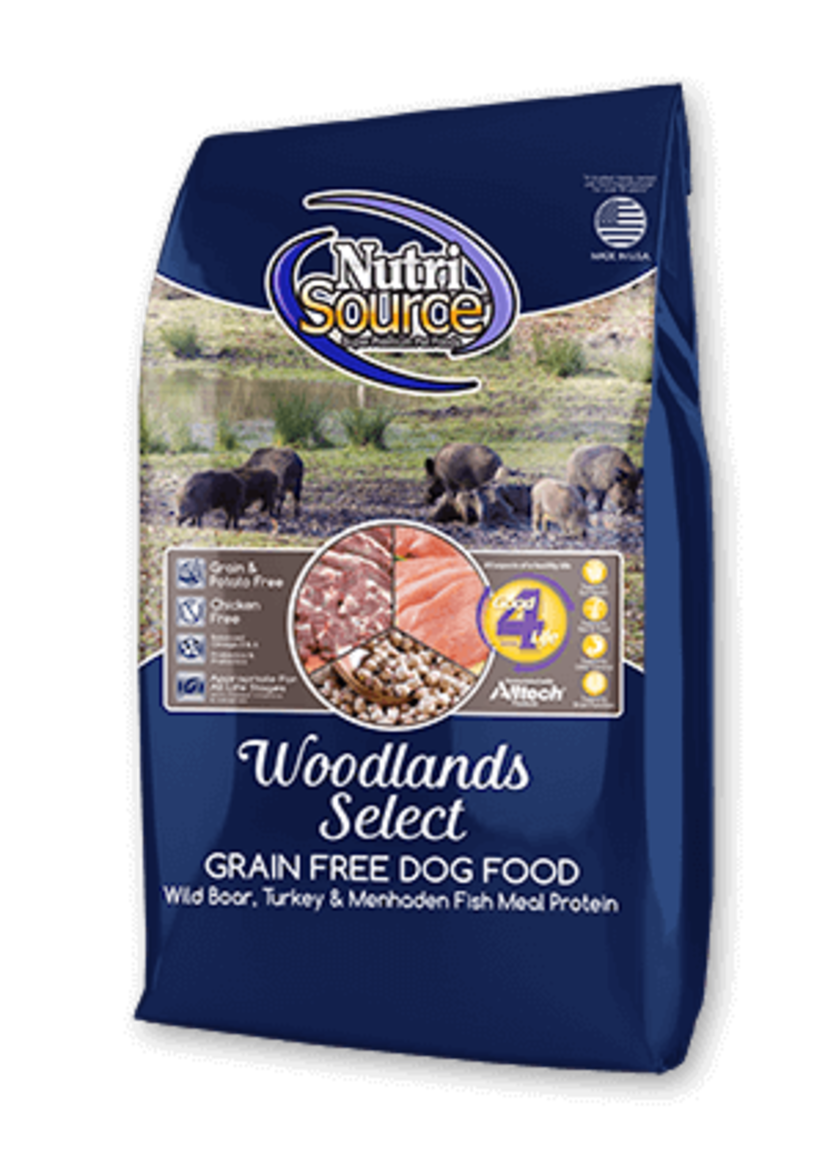 Nutrisource GF Dog Food Woodland Select
