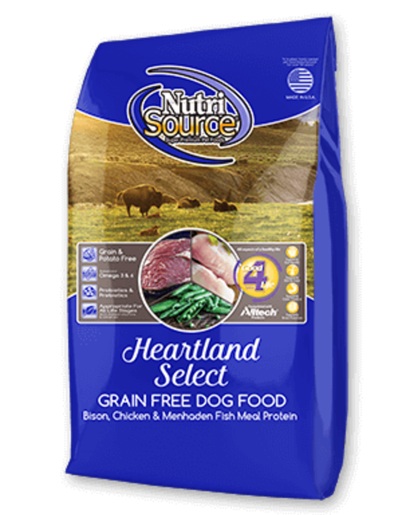 Nutrisource GF Dog Food Heartland Select - Pawtopia: Your Pet's