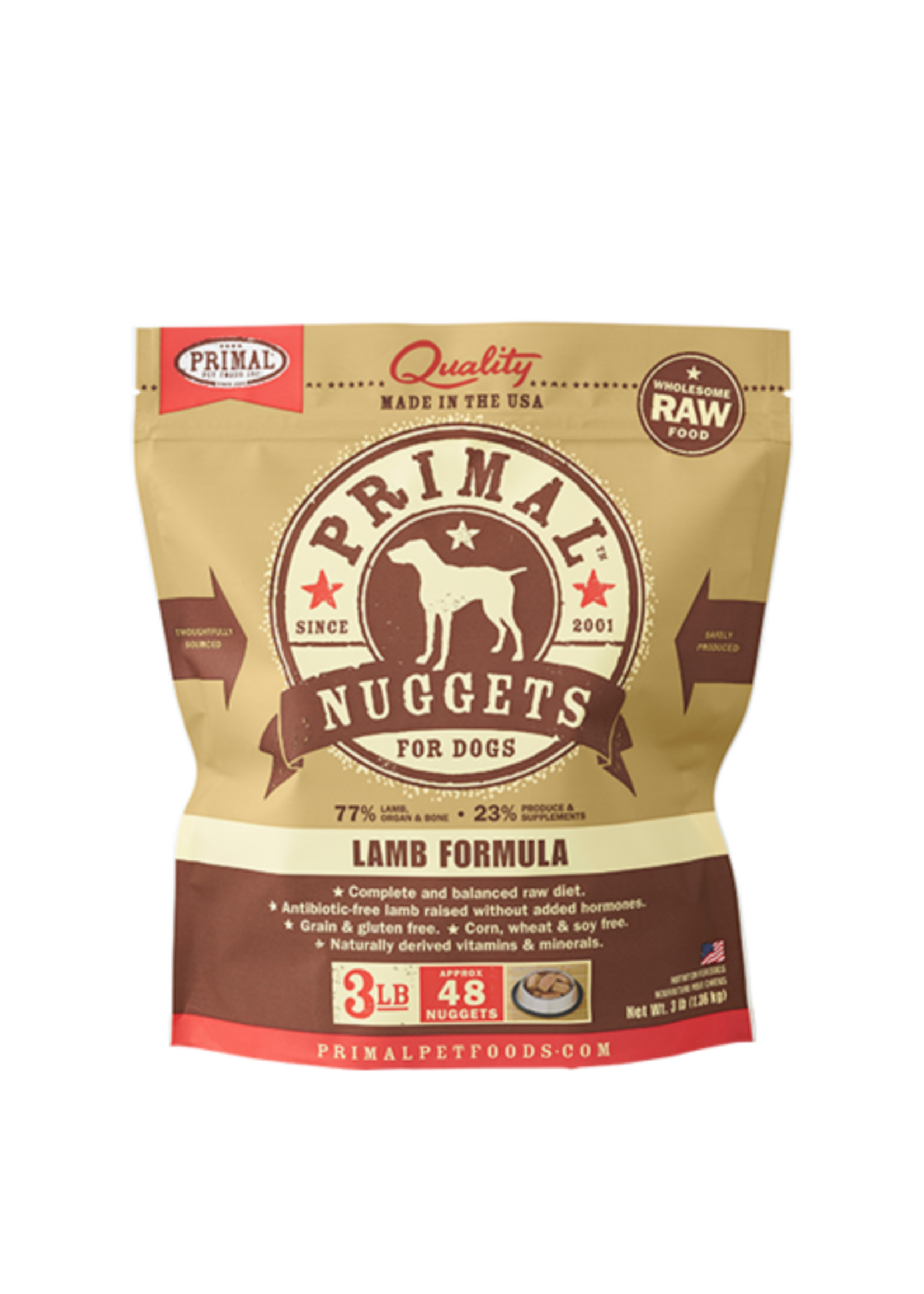 Primal Pet Foods Primal Raw Frozen Canine Nuggets