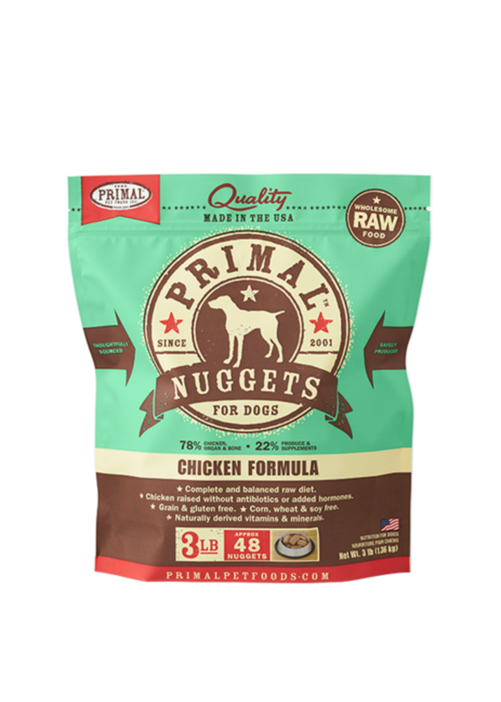 Primal Raw Frozen Canine Nuggets
