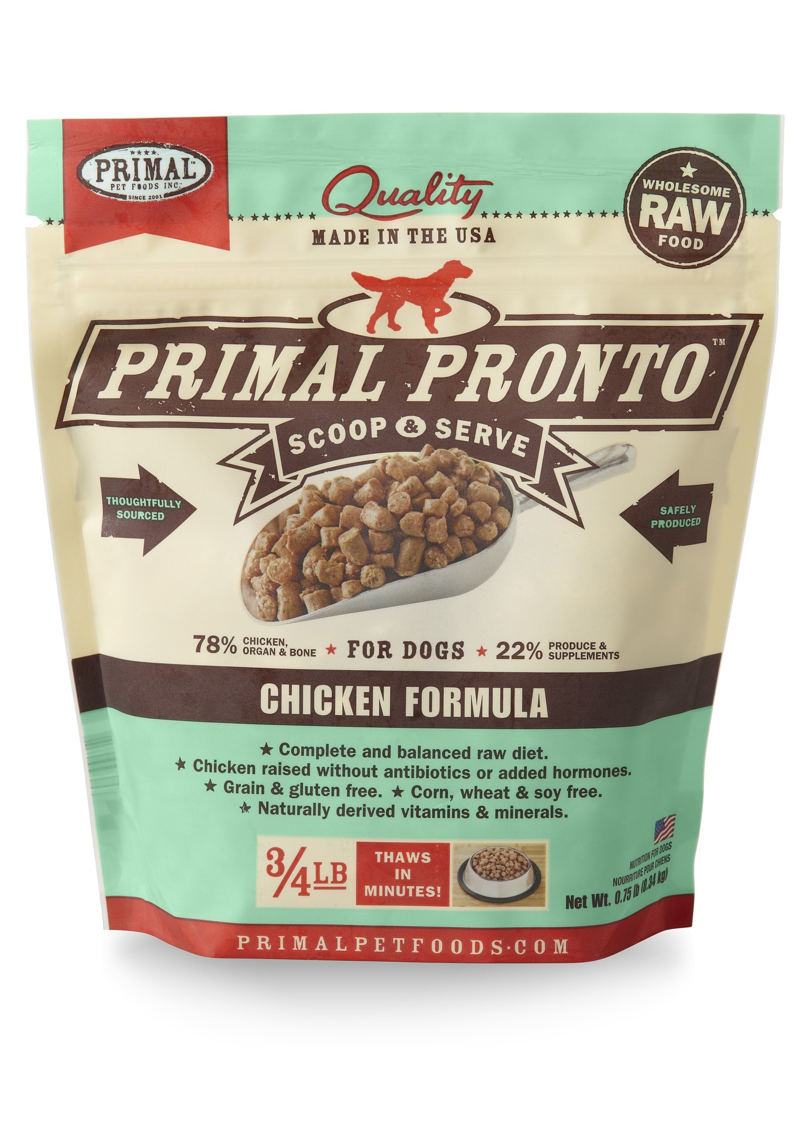 Primal Raw Frozen Canine Pronto