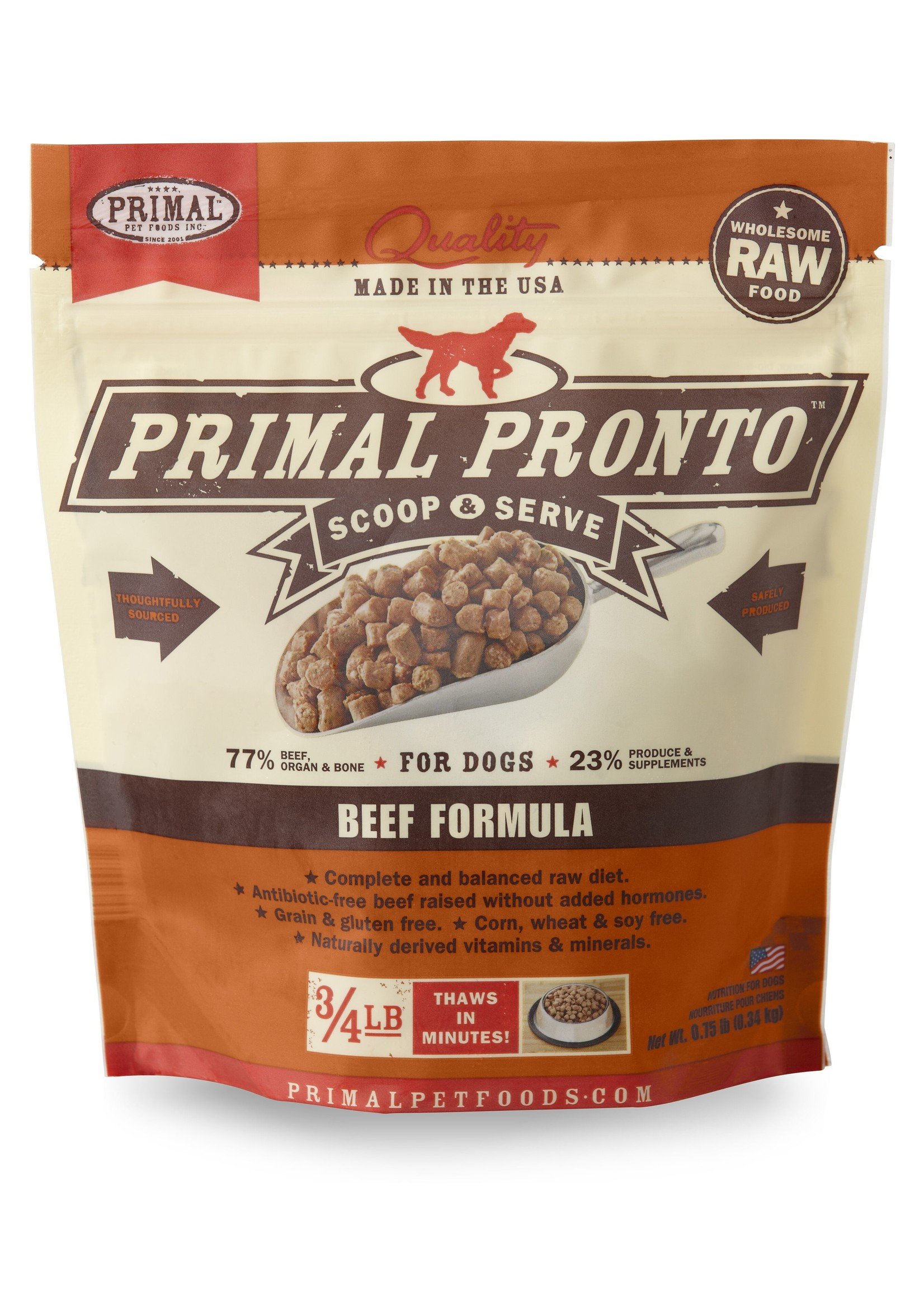 Primal Raw Frozen Canine Pronto