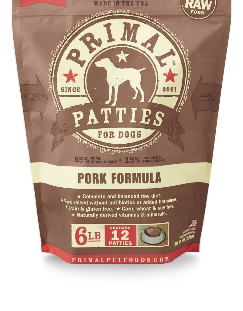 Primal Raw Frozen Canine Patties Pawtopia Your Pet's Nutritionist